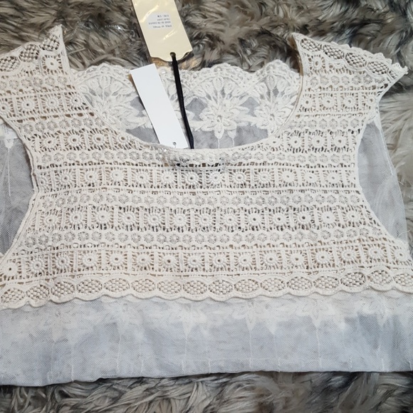 NWT Ivory Lace Swim Cover-up - S/M - Picture 5 of 5